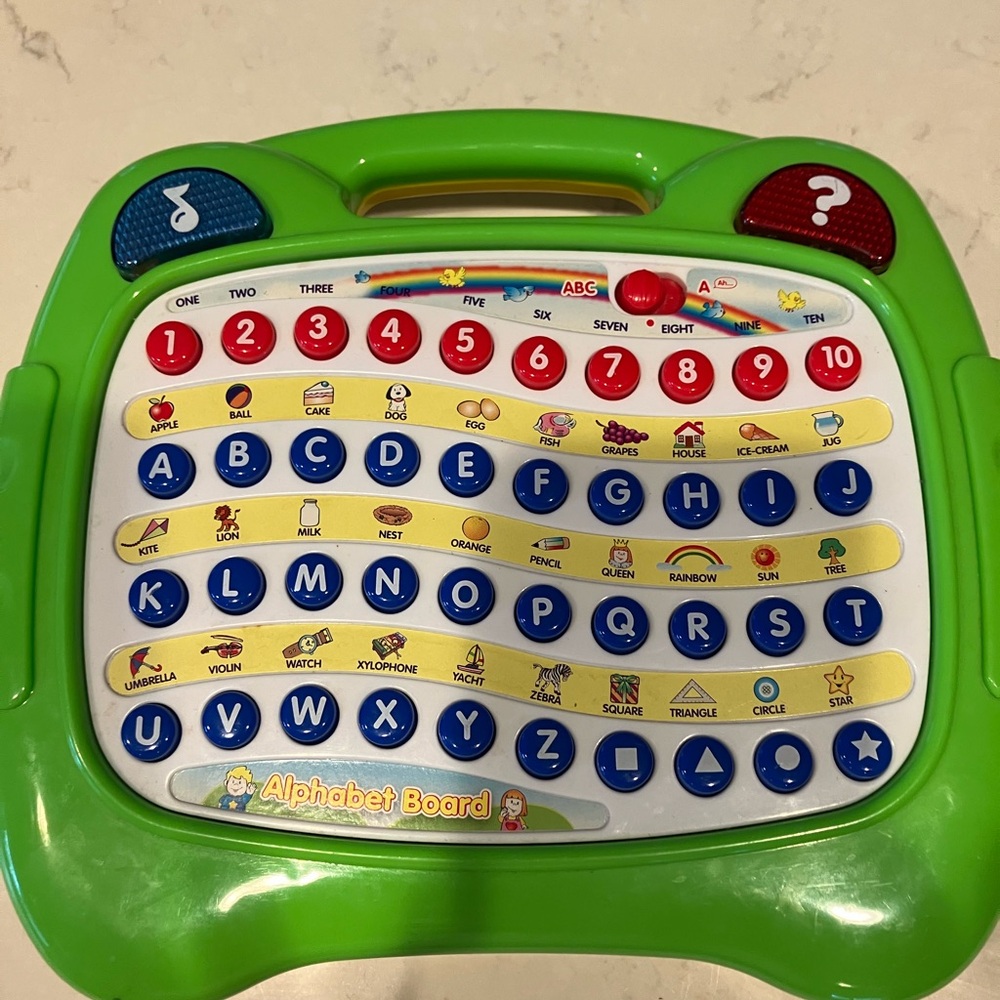 Kids Alphabet Learning Board - Green